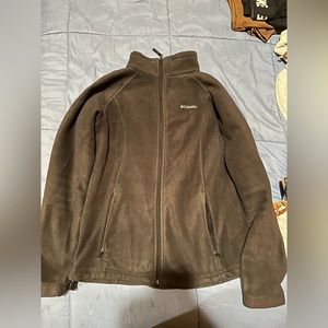 Columbia Size L Jacket Dark Grey